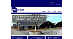Desktop Screenshot of dansector.dk